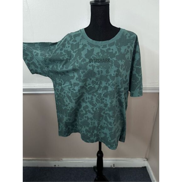 Gymshark Adapt Camo Graphic Oversized Short Sleeve Tee Size XXL - Picture 1 of 6